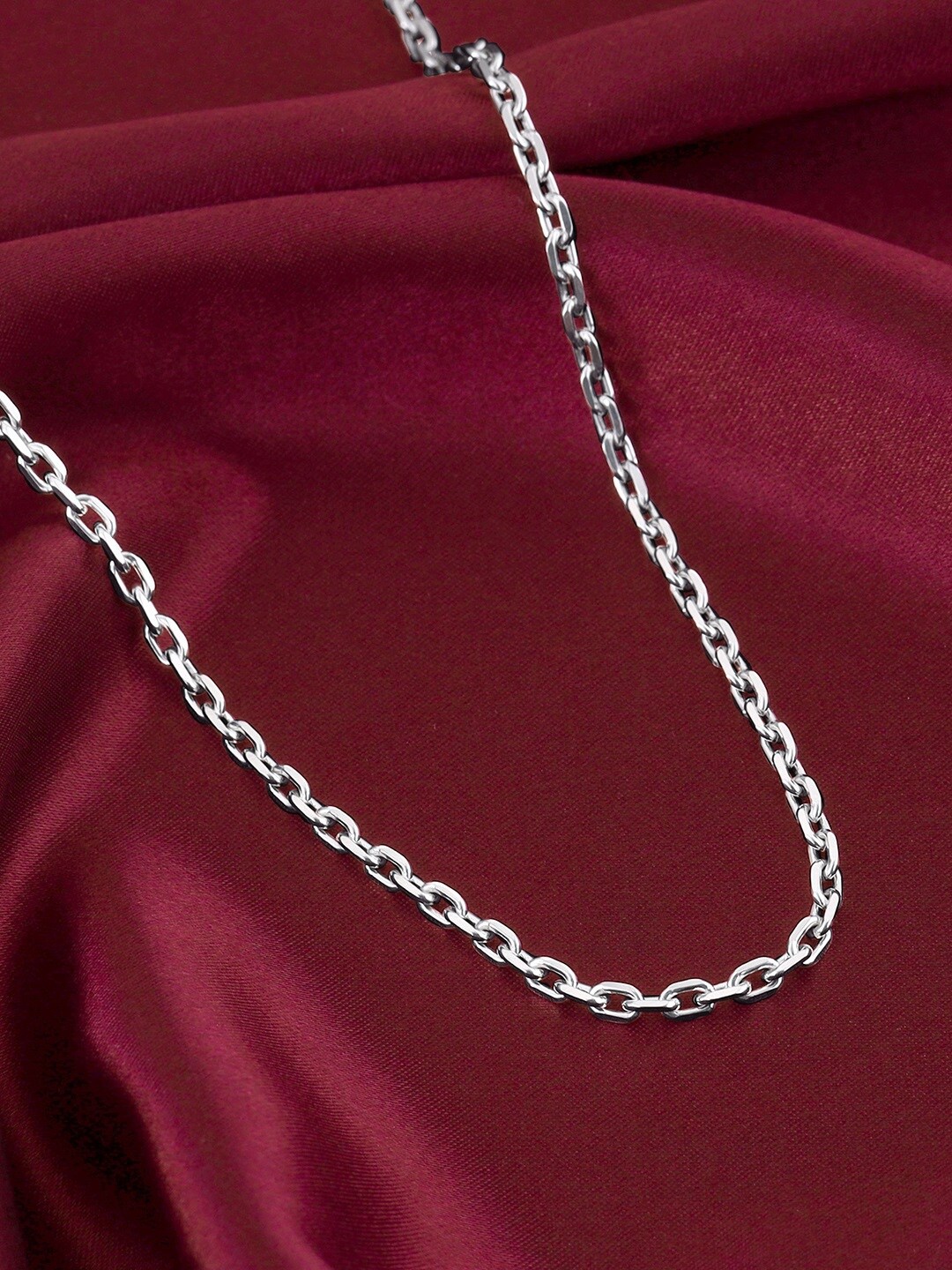 

GIVA Rhodium-Plated Minimal Sterling Silver Chain