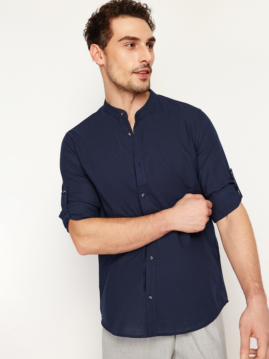 

Trendyol Men Opaque Casual Shirt, Na