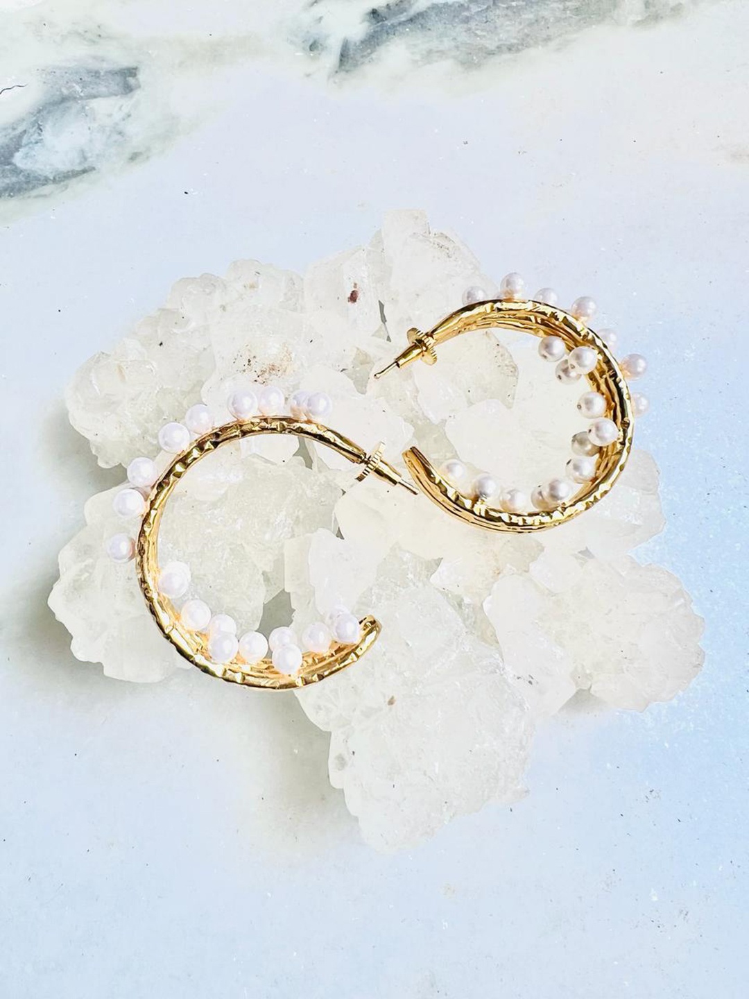 

XAGO Contemporary Hoop Earrings, Gold