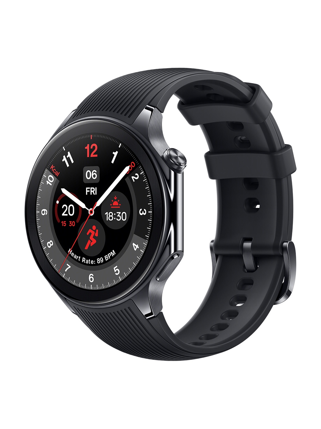 

OnePlus Watch 2 with Wear OS 4, Snapdragon W5 Chipset & Up to 100 hours battery, Black