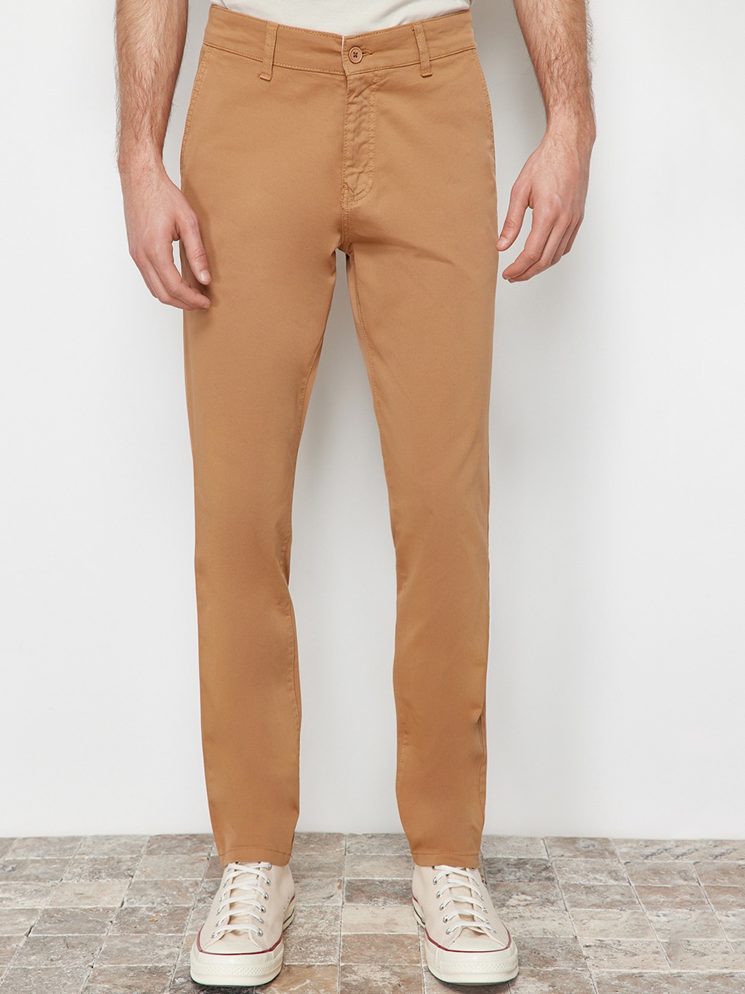 

Trendyol Men Chinos Trousers, Camel brown