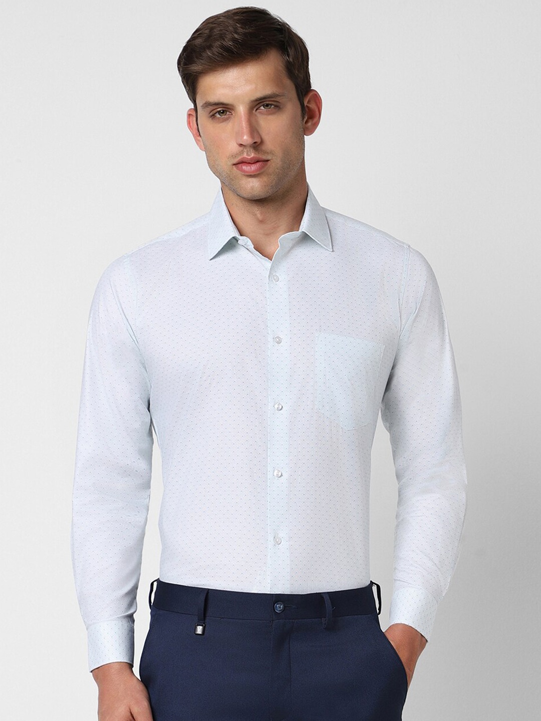 

Van Heusen Opaque Cotton Formal Shirt, White