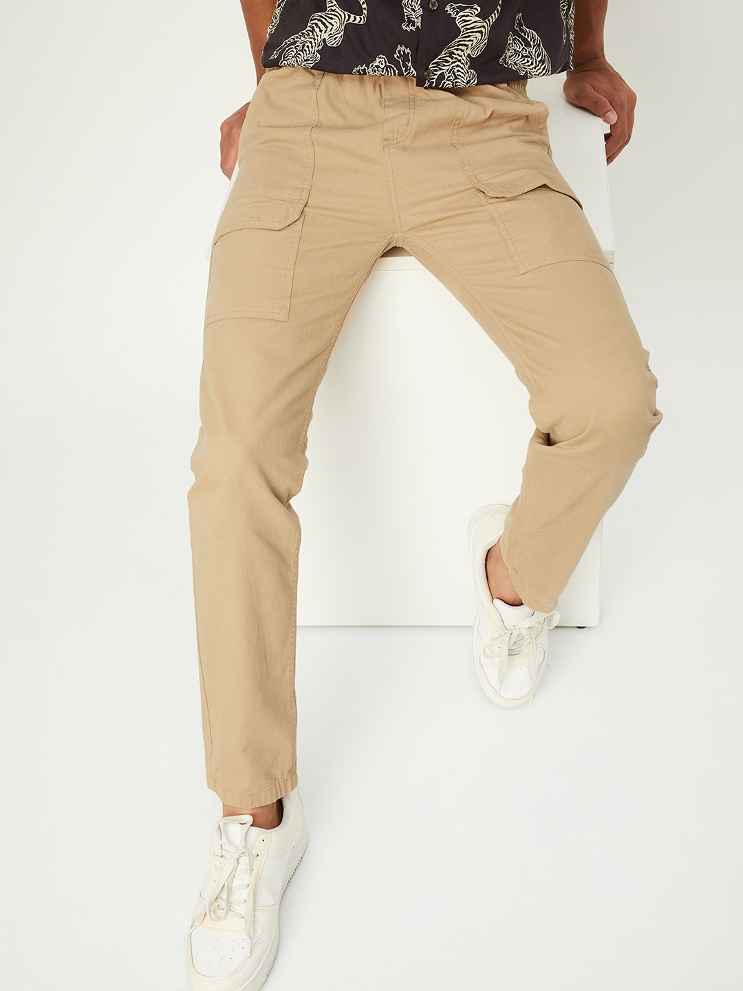 

max Boys Trousers, Beige