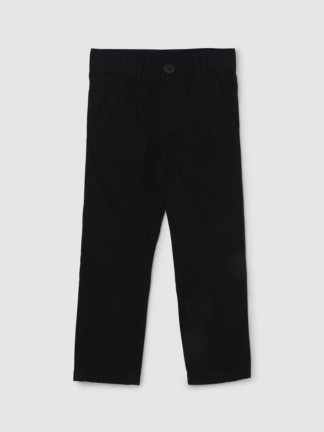 

max Boys Regular Fit Chinos Trousers, Black