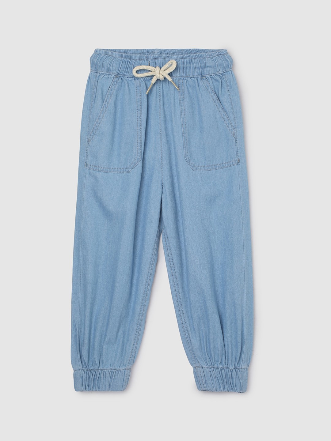 

max Girls Regular Fit Joggers Trousers, Blue
