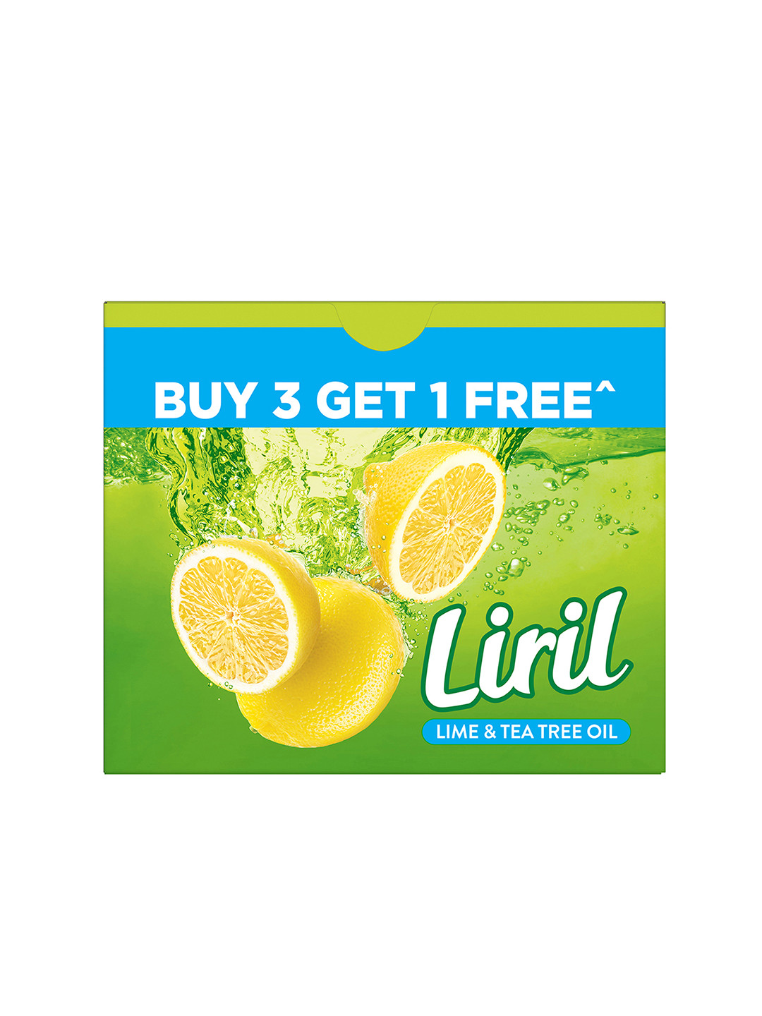 

Liril Lime & Tea Tree Oil Soap 125g each - Buy 3 Get 1 Free, Green