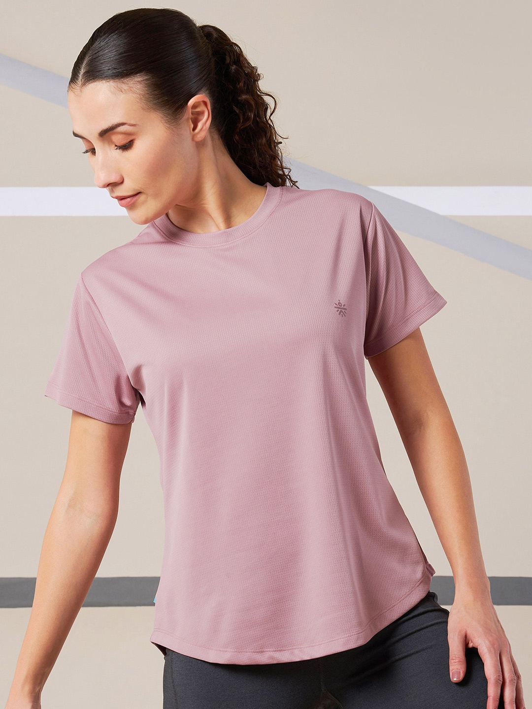 

CULT The Essential Active Round Neck Short SleevesT-shirt, Pink