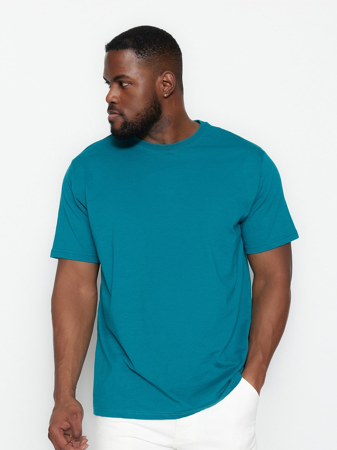 

Trendyol Round Neck Casual T-shirt, Blue