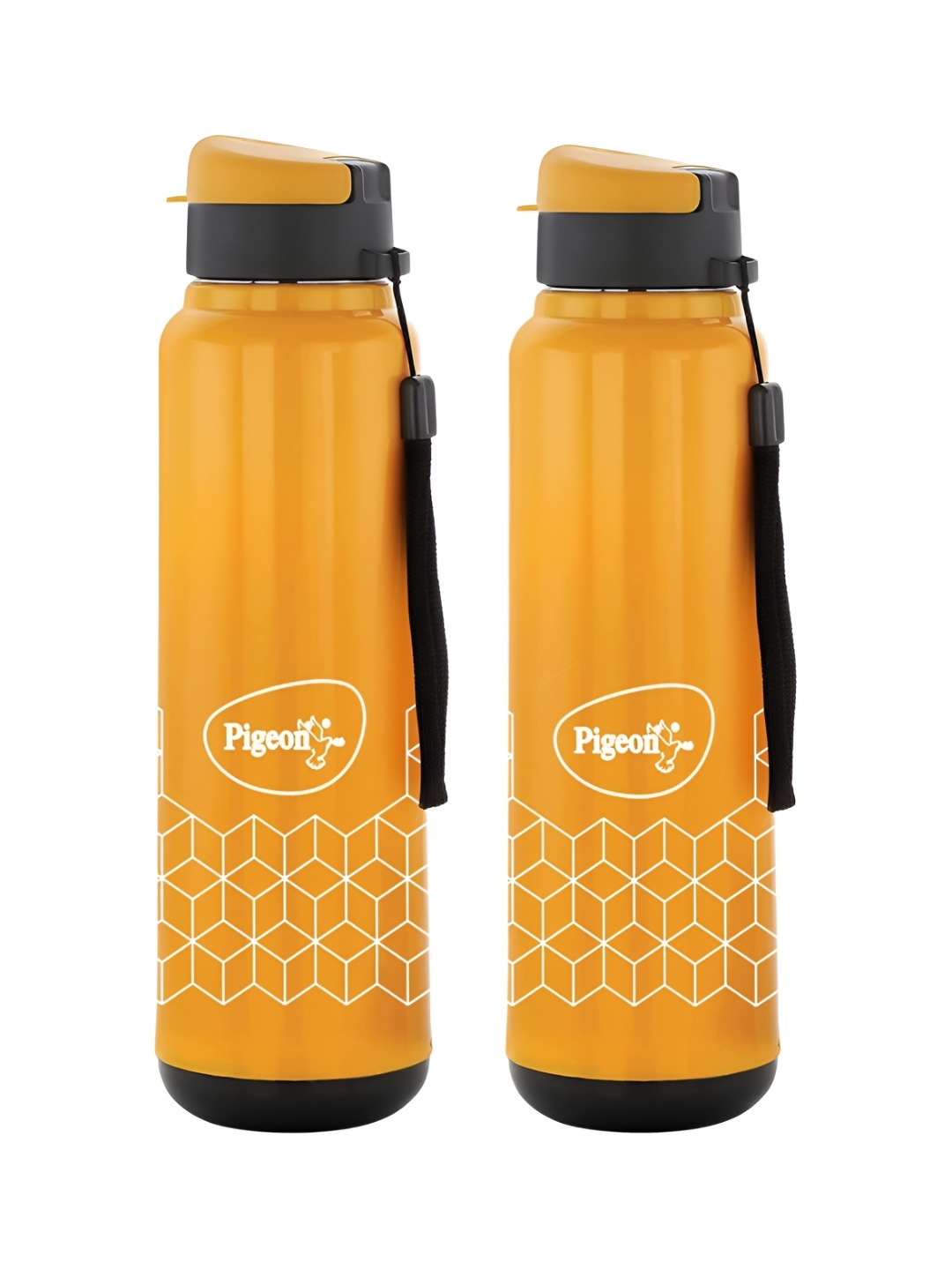 

Pigeon Yellow & White 2 Pieces Printed Sipper Water Bottle