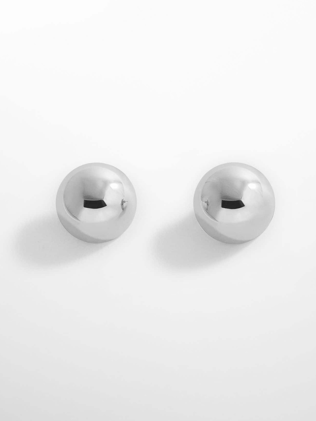 

MANGO Circular Studs Earrings, Silver