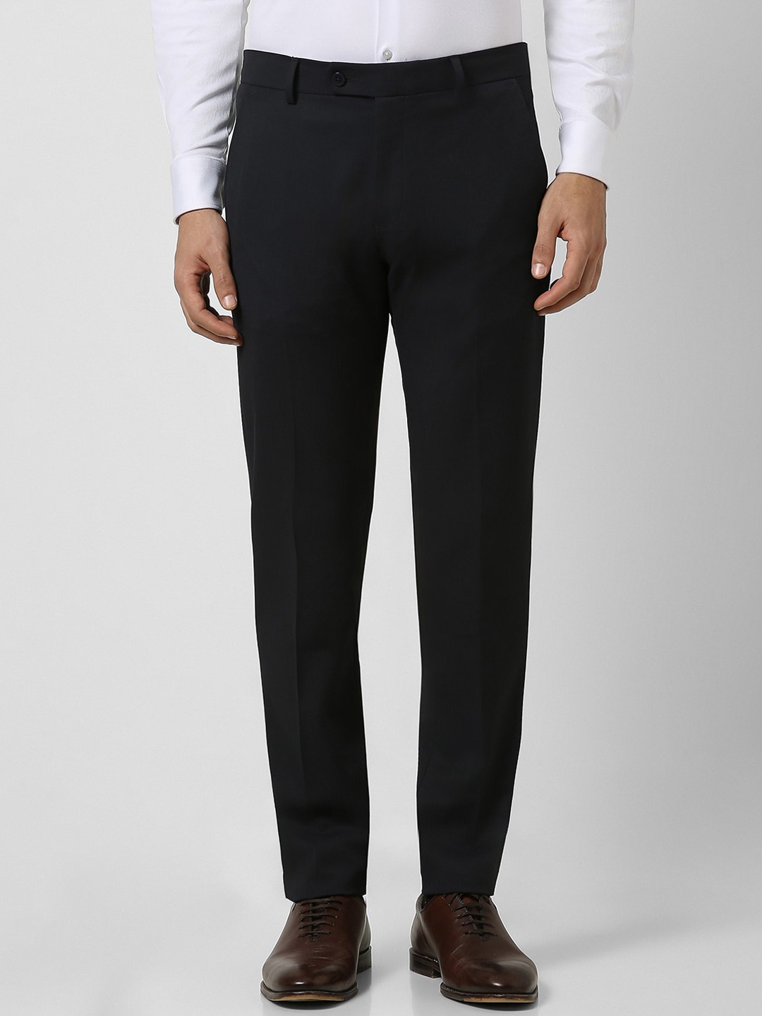 

Van Heusen Men Slim Fit Trousers, Black