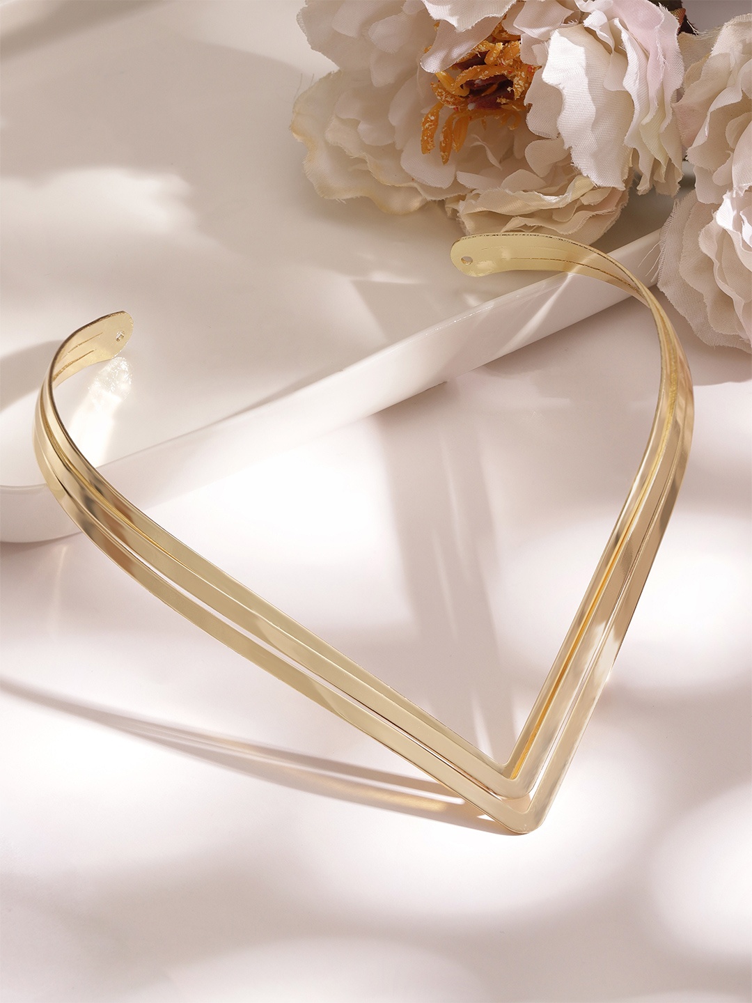 

Rubans 18 KT Gold-Plated Open Necklace