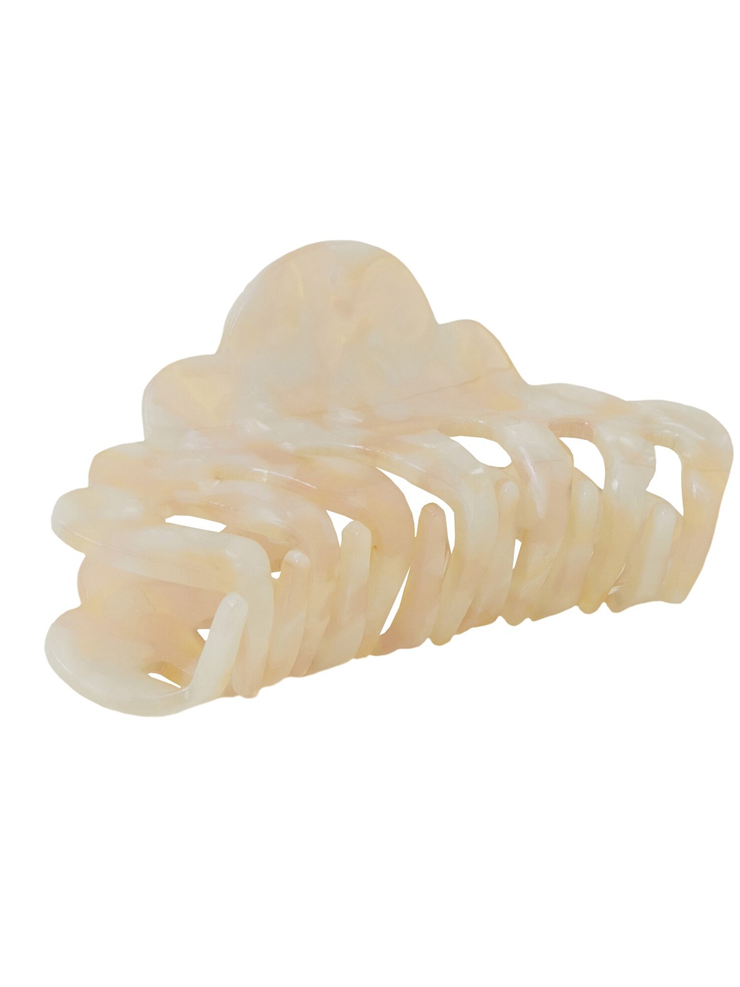 

Accessorize Pearlescent Resin Claw Clip, White