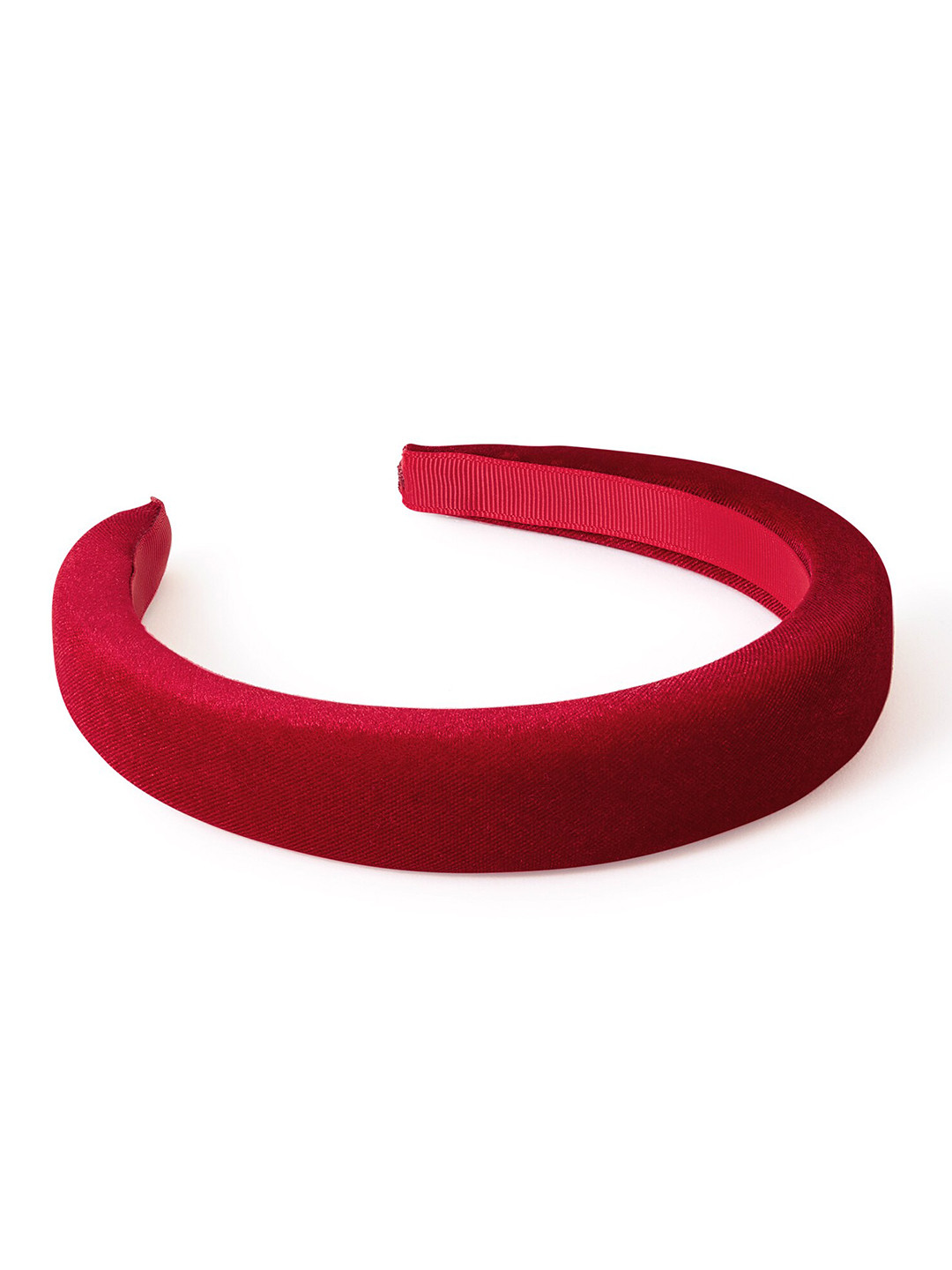 

Accessorize Velvet Padded Headband, Red