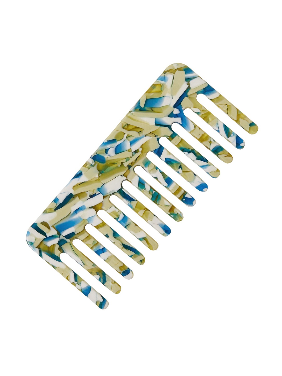 

Accessorize Marble Resin Comb, Green