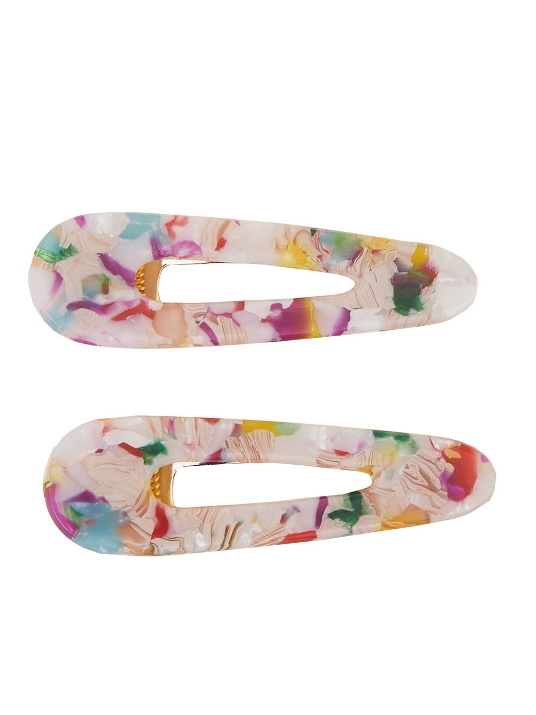 

Accessorize Women Set of 2 Tic Tac Hair Clip, White