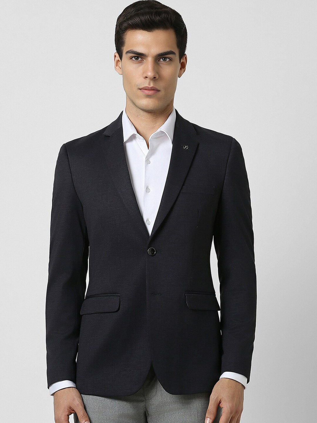 

Van Heusen Slim-Fit Single Breasted Formal Blazer, Black