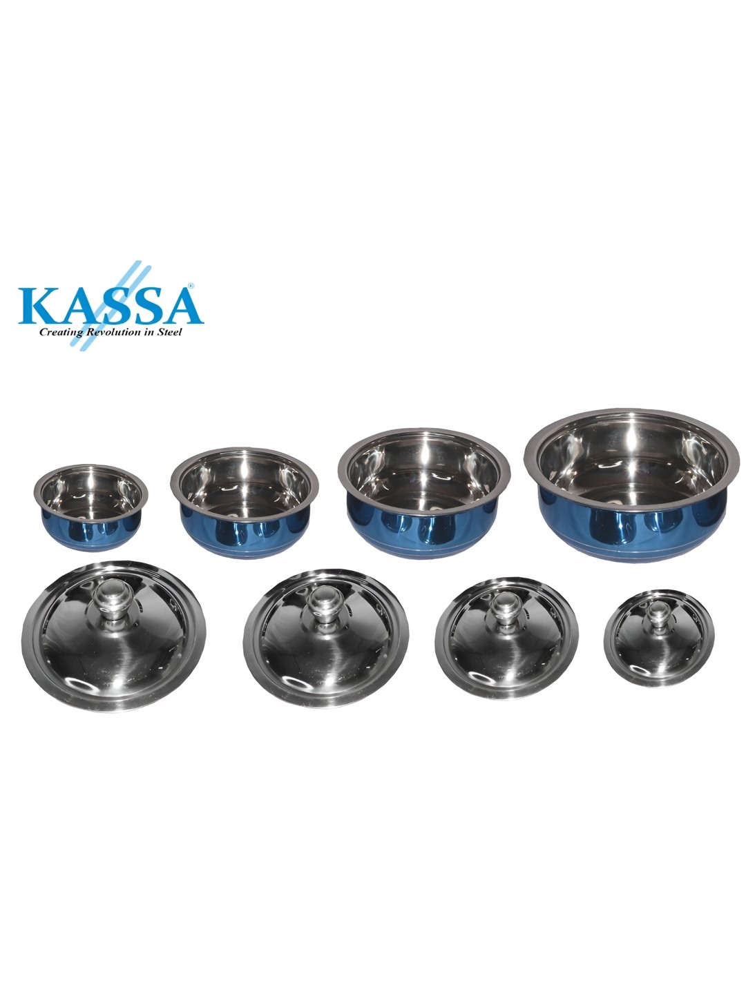 

KASSA Blue Stainless Steel Dishwasher Safe Core