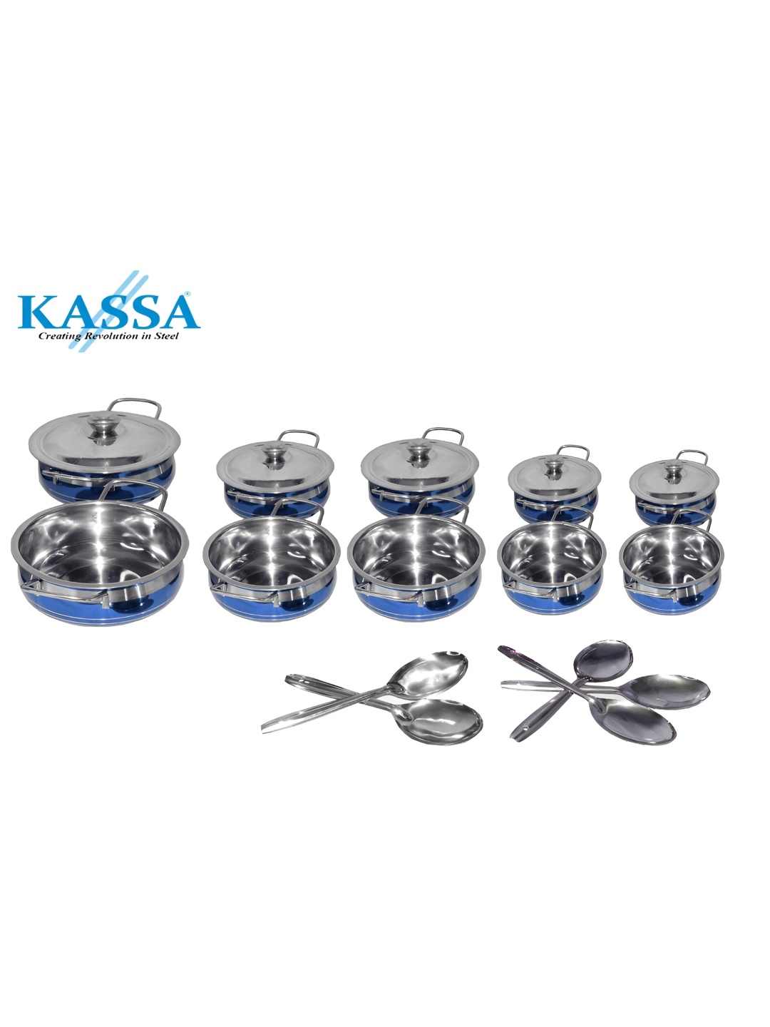 

KASSA Blue Stainless Steel Dishwasher Safe Core