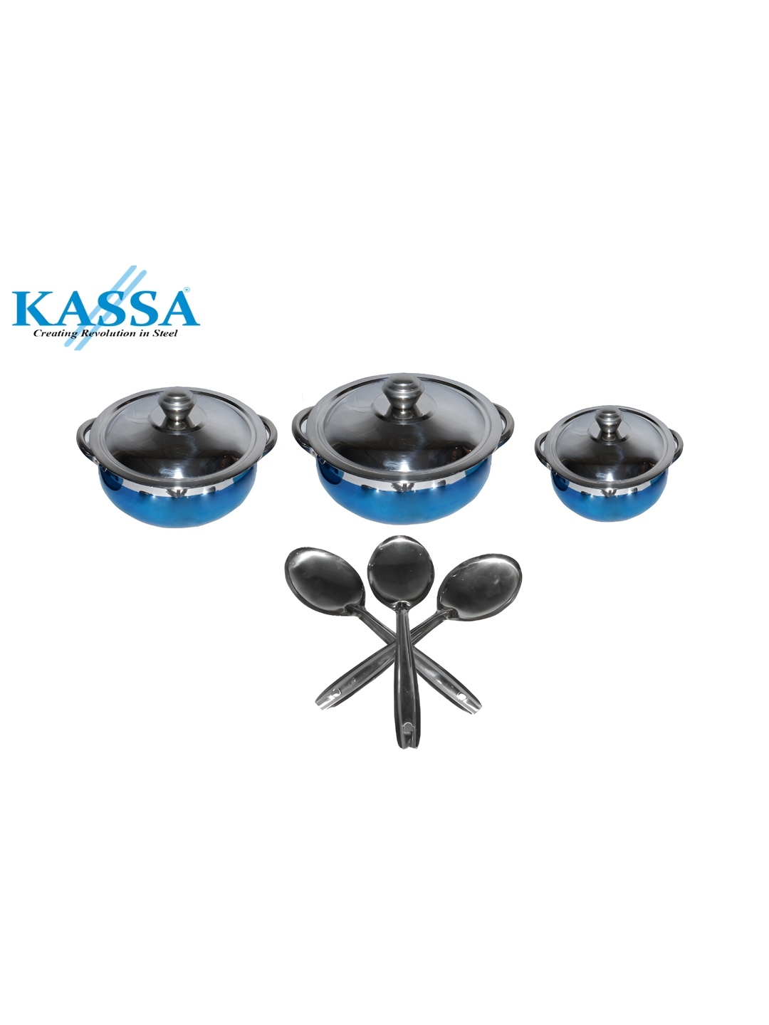 

KASSA Blue Stainless Steel Dishwasher Safe Core