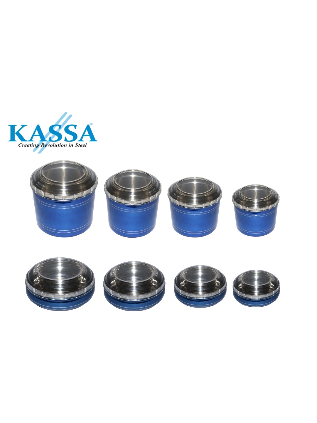 

KASSA Blue Stainless Steel Dishwasher Safe Core