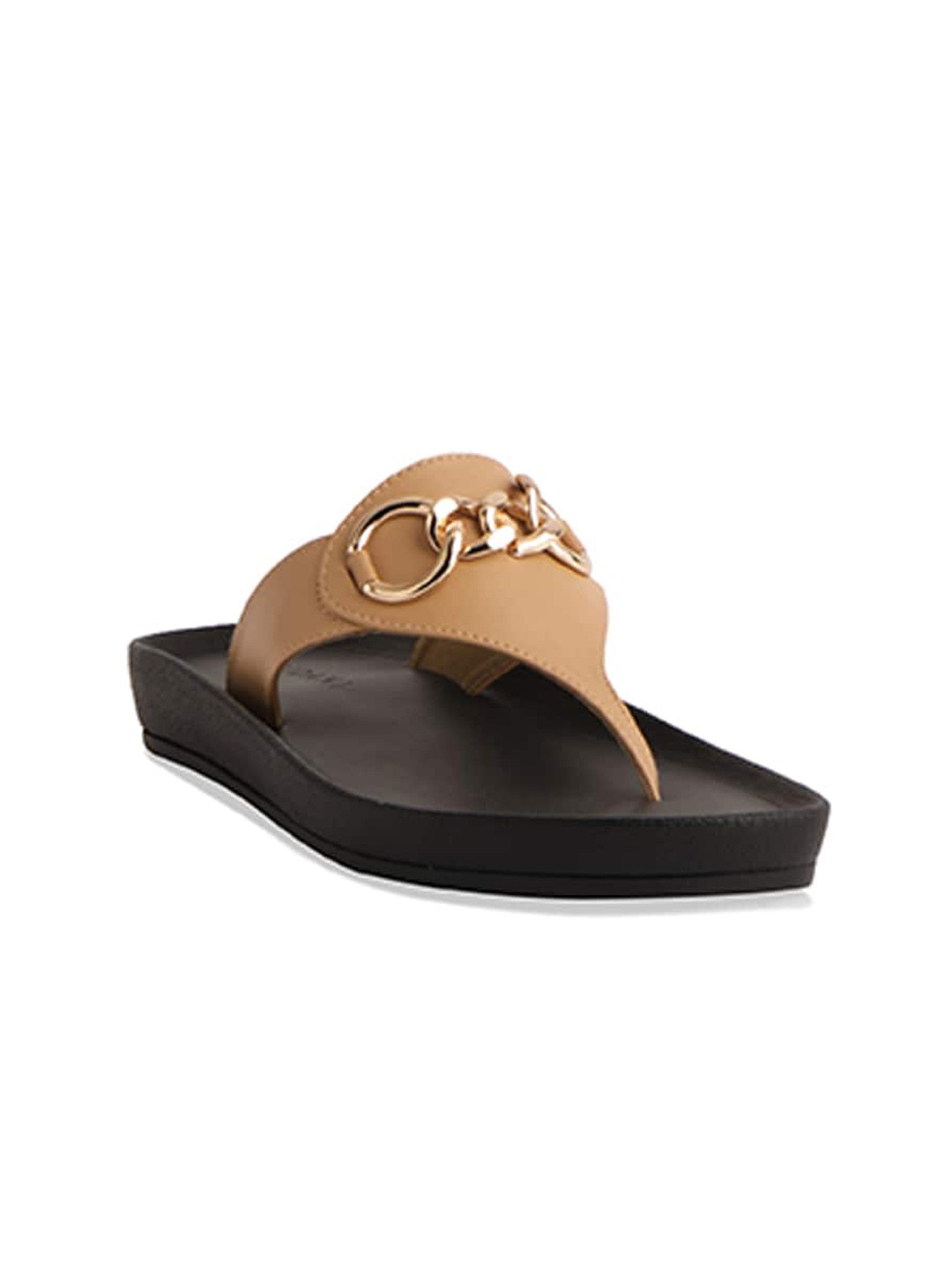 

ERIDANI Phoenix Embellished Flats, Beige