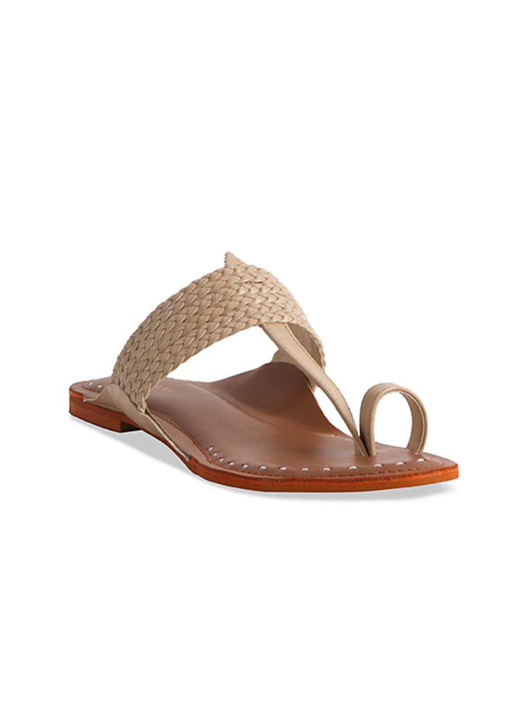 

ERIDANI Eva Kolhapuri Flats, Beige