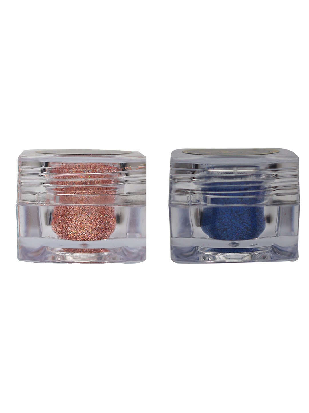 

Veoni BELLE Set of 2 Holographic Power Shimmer Illuminator Eyeshadow-Peach & Electric Blue, Bronze