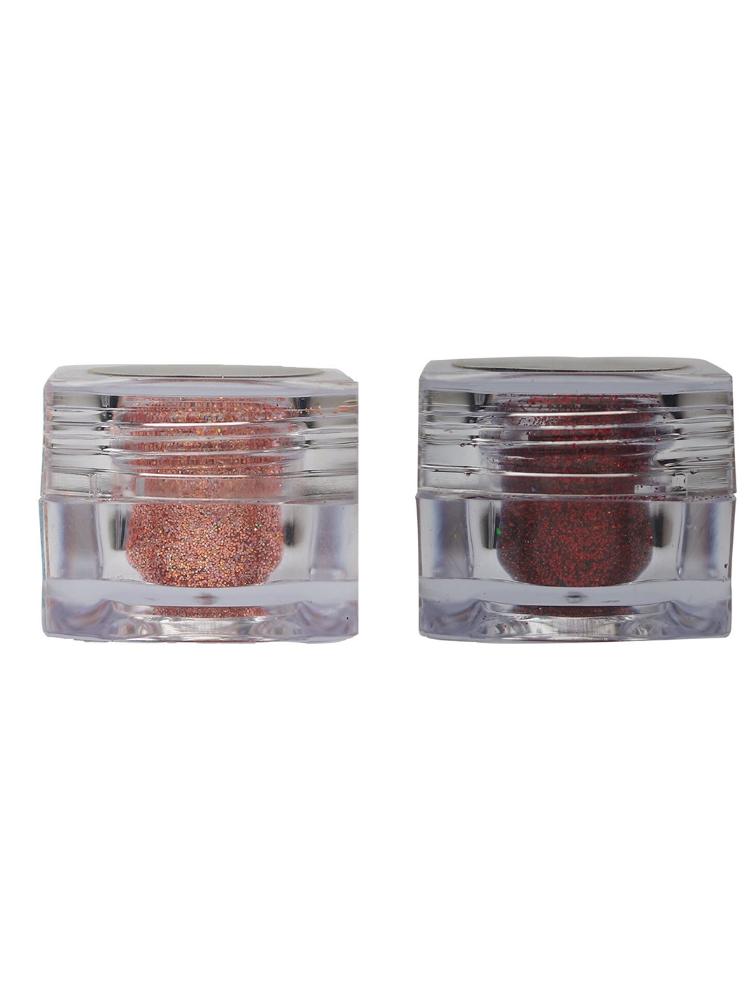 

Veoni BELLE Set of 2 HD Holographic Glitter Eyeshadow 5 g each - Peach & Ruby Red