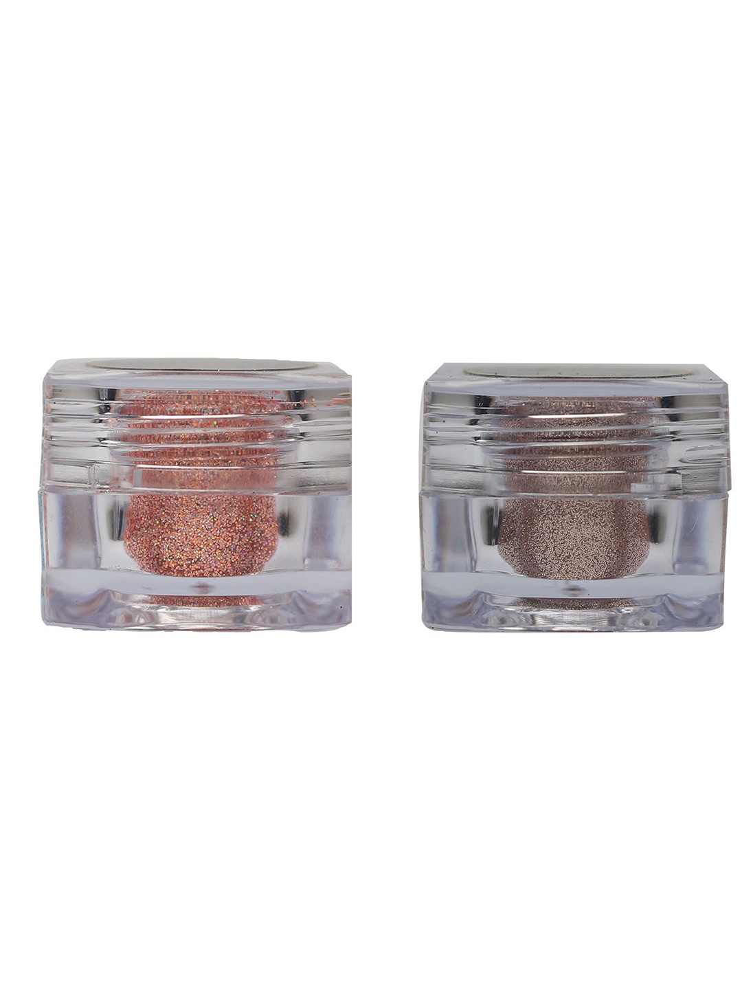 

Veoni BELLE Holographic Set Of 2 HD Glitter Eyeshadow-5g Each-Peach 11-Rose Gold 17