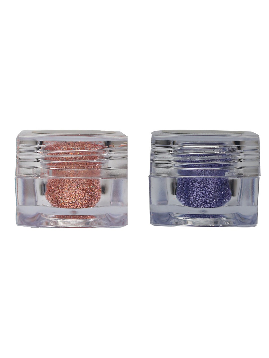 

Veoni BELLE Holographic Set Of 2 HD Glitter Eyeshadow-5g Each-Peach 11-Mauve Purple 09