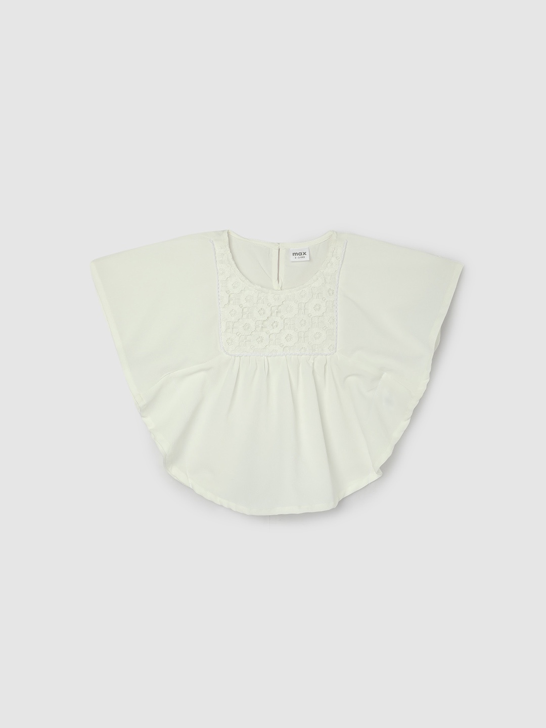 

max Extended Sleeves Top, White