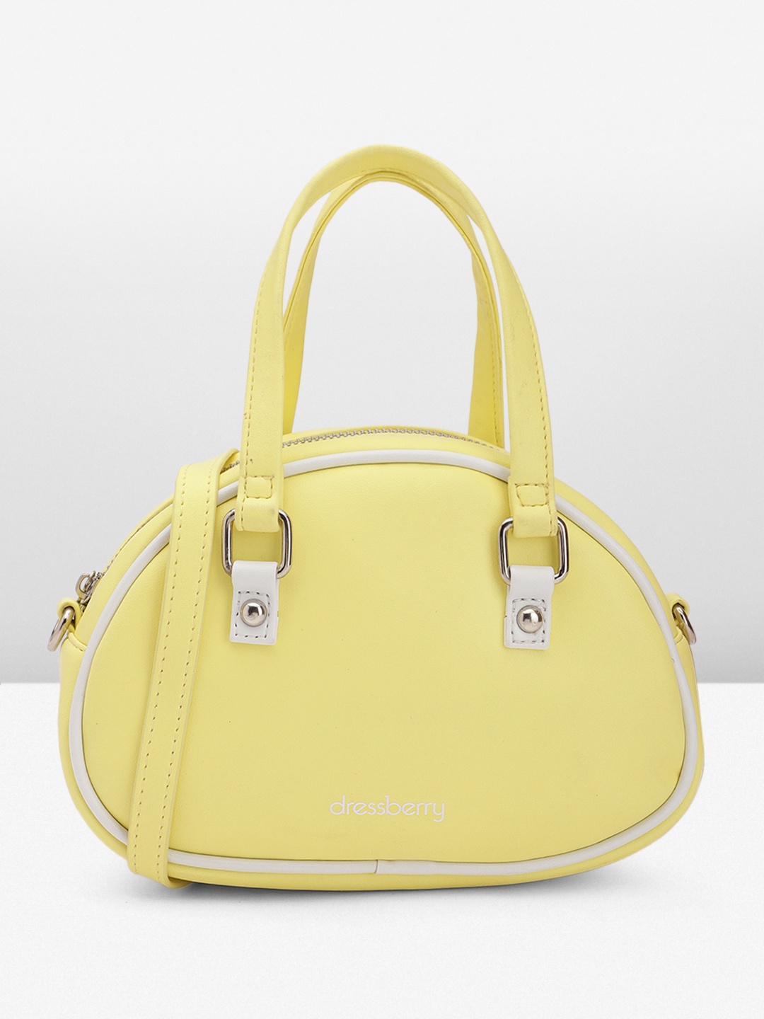 

DressBerry Structured Handheld Bag, Yellow