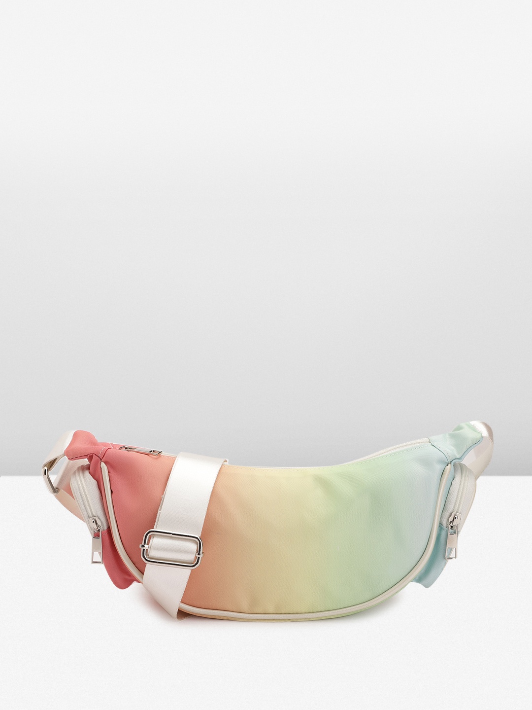 

DressBerry Half Moon Sling Bag, Peach