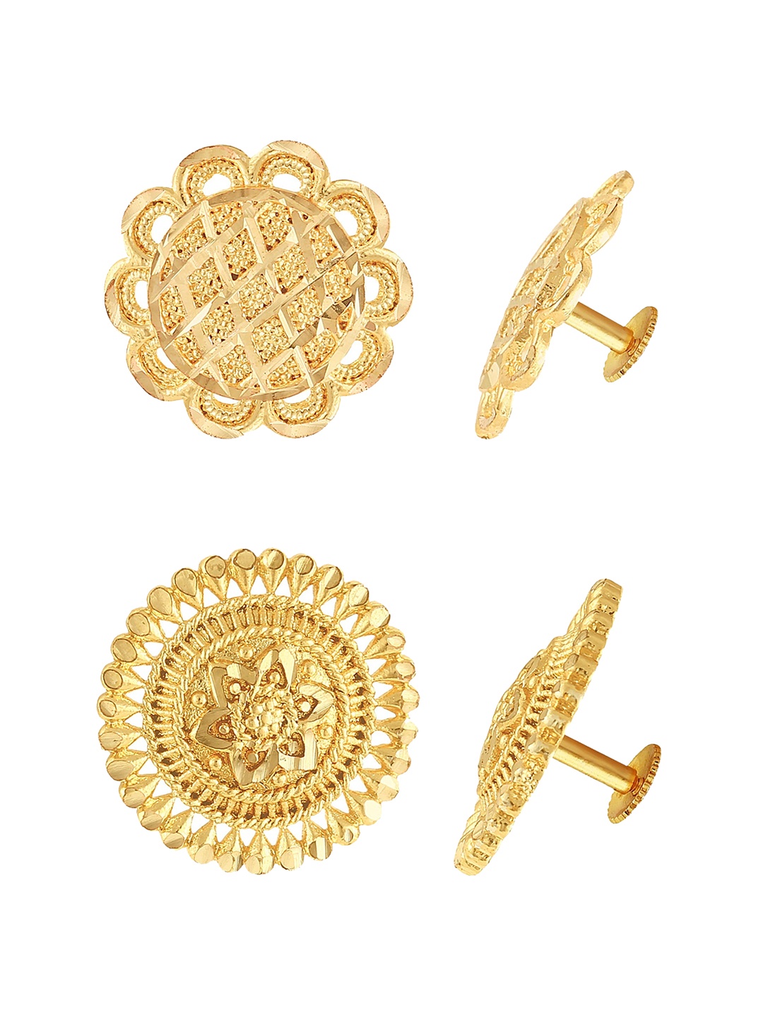 

Vighnaharta Gold-Plated Stud Earrings
