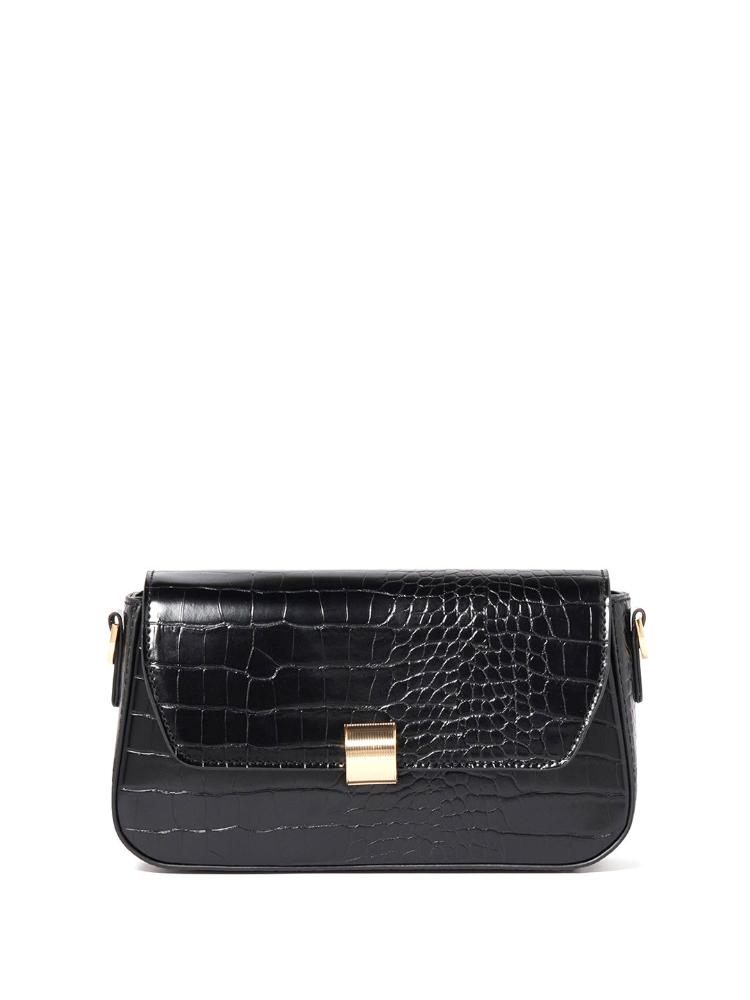 

Forever New Textured Structured Sling Bag, Black