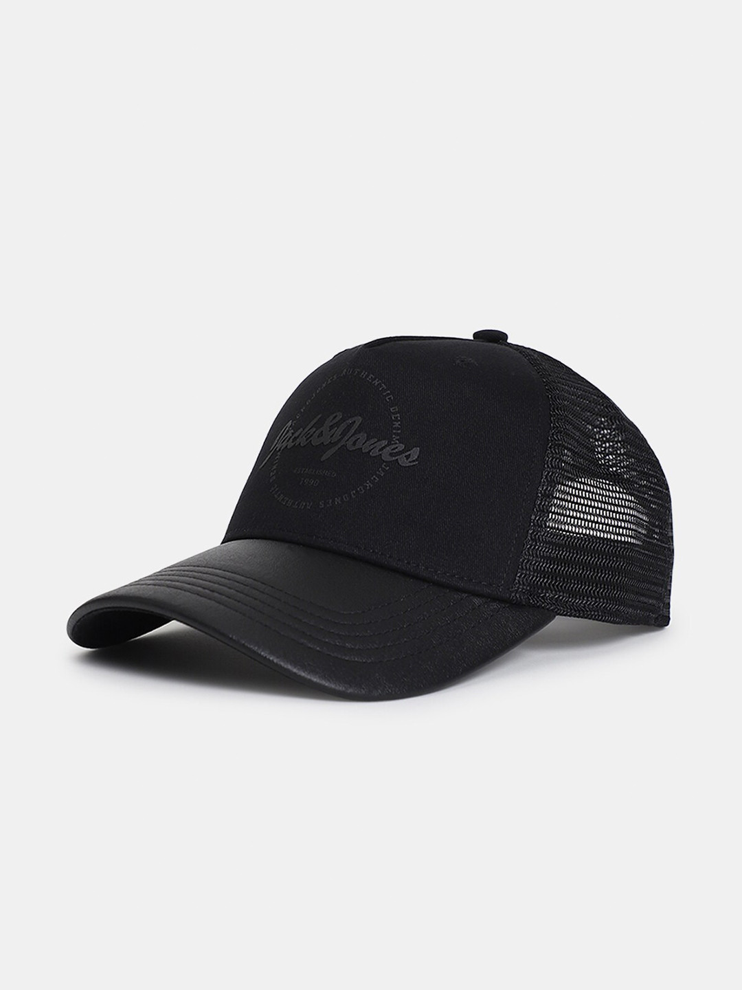 

Jack & Jones Men Printed Baseball Cap, Black