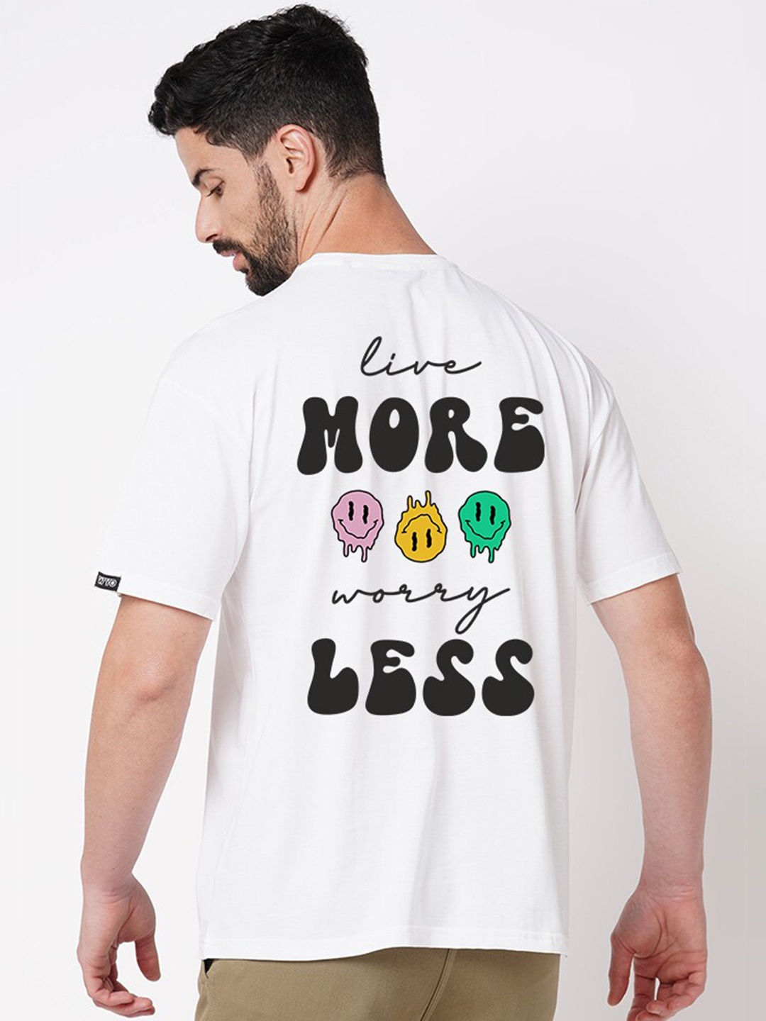 

Wear Your Opinion Men Applique T-shirt, White