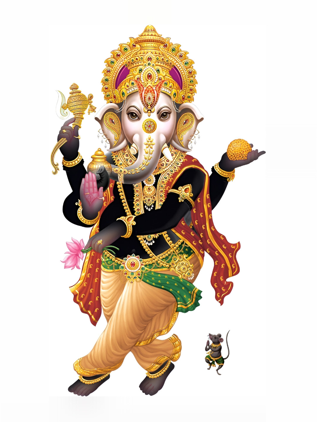 

Aquire Flipkart SmartBuy Black & Yellow Ganesha Printed Wall Sticker