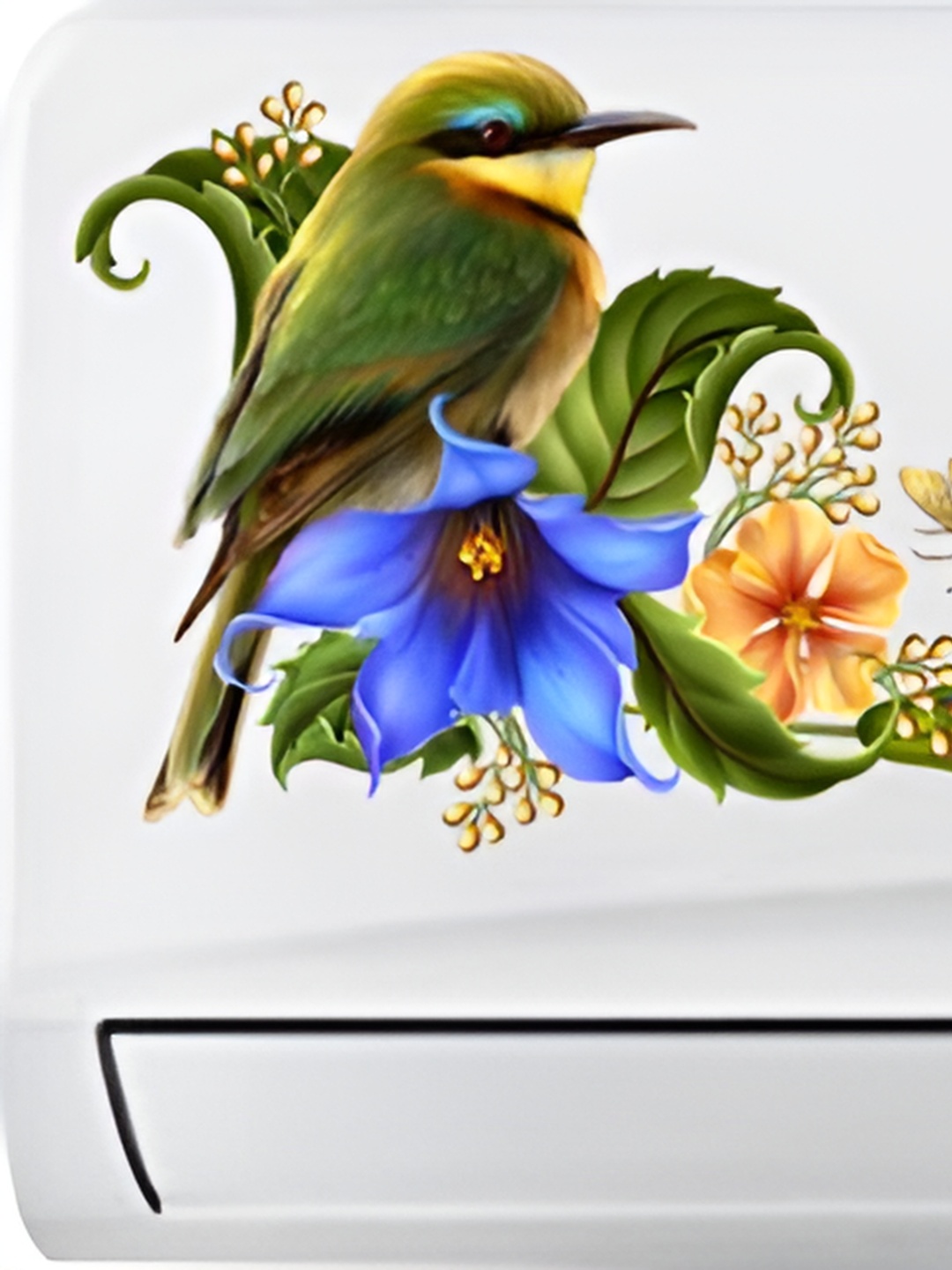 

Aquire Green & Blue Floral And Botanical AC Self Adhesive Wall Sticker