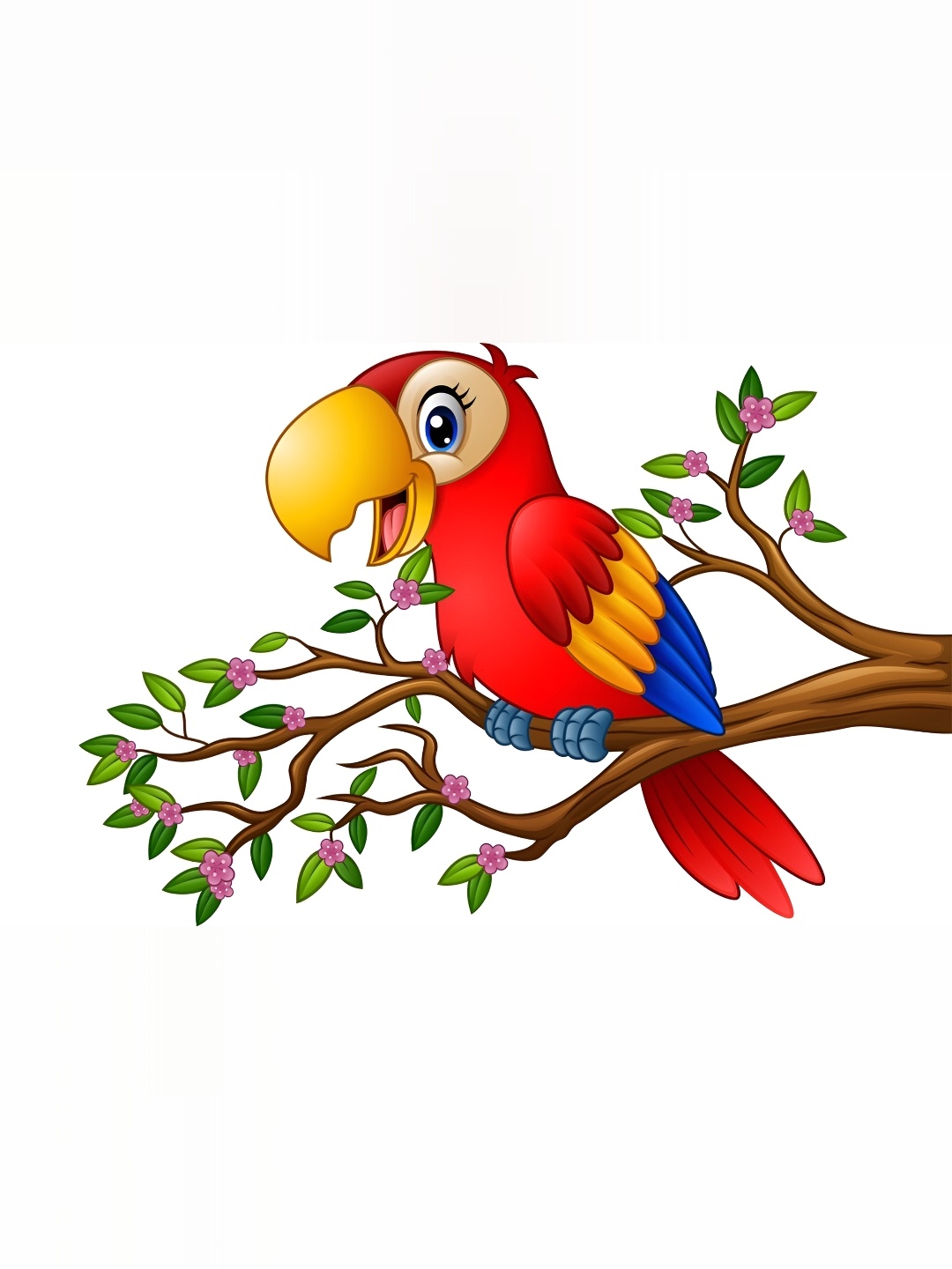 

Aquire Red & Yellow Parrot Printed Wall Sticker