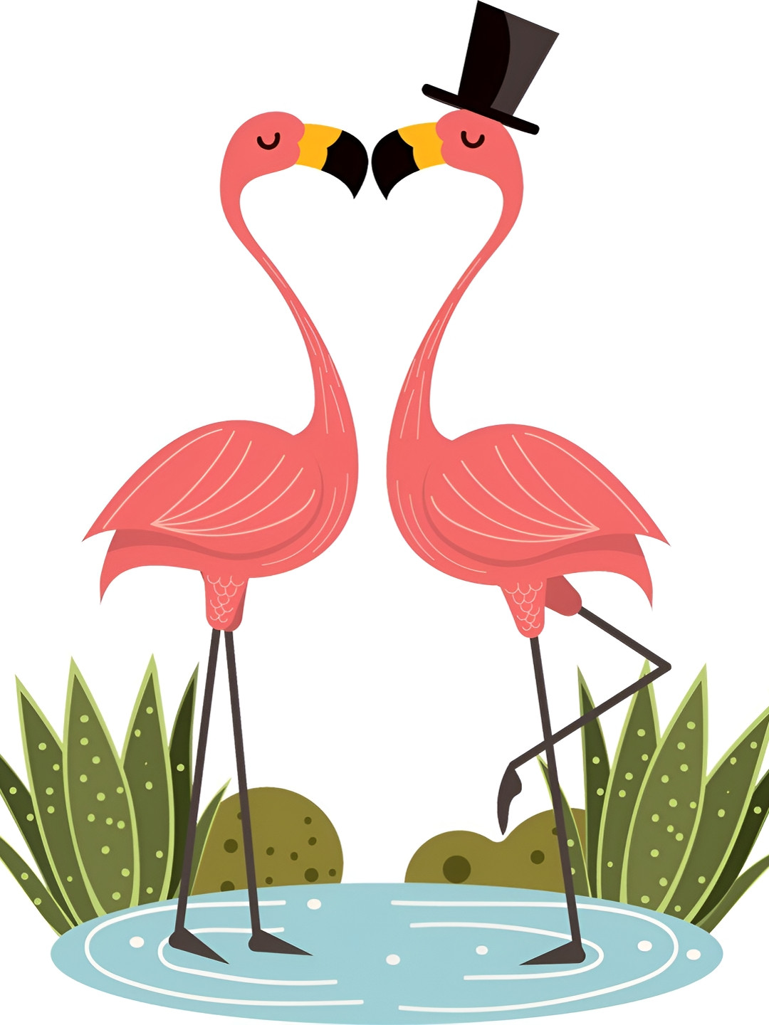 

Aquire RANGOLI Peach-colored & Green Ostrich Couple Printed Wallpaper