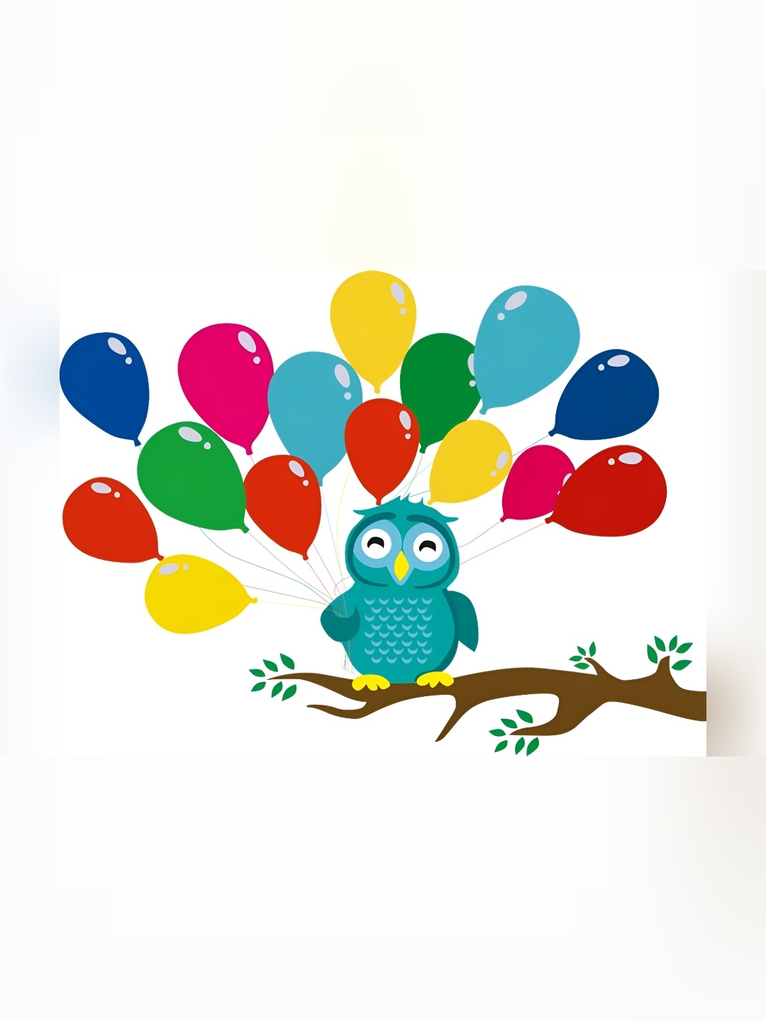 

Aquire Red & Blue Birds Self-Adhesive Wall Stickers