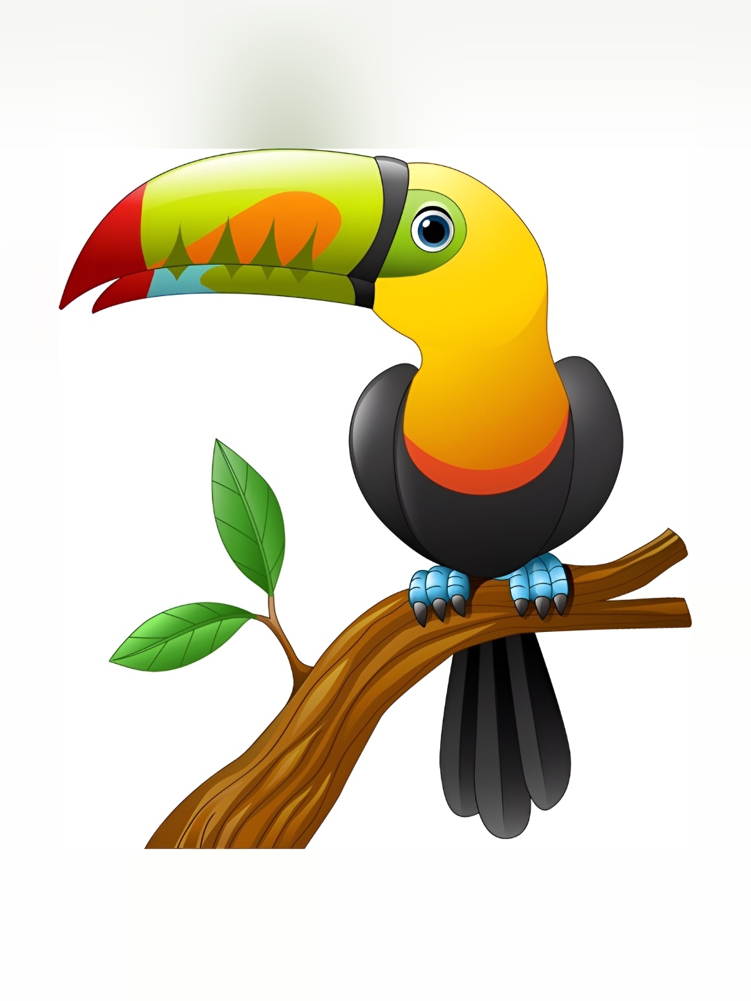 

Aquire Black & Yellow Bird Printed Waterproof Wall Sticker