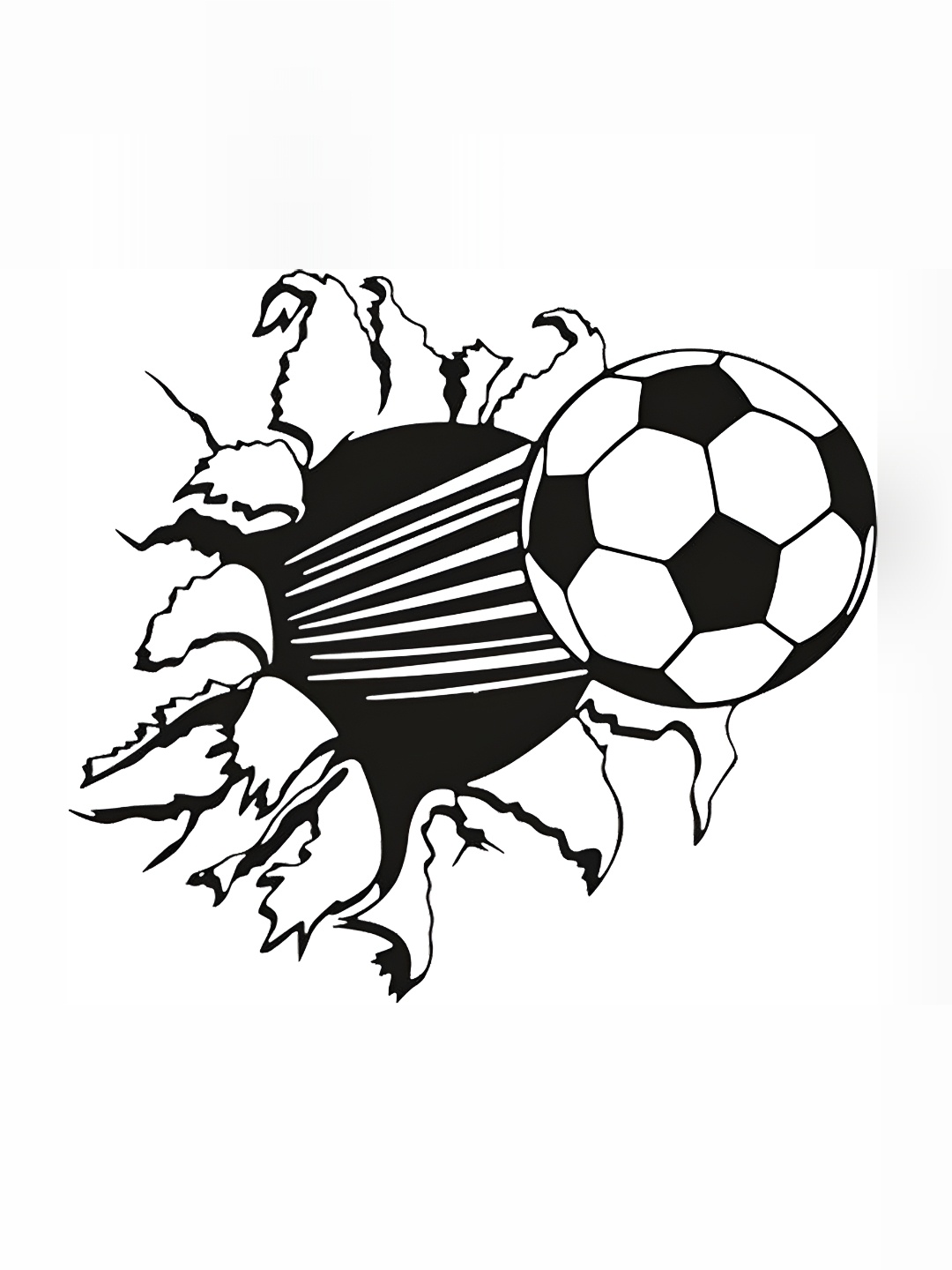 

Aquire White & Black Self Adhesive Sticker
