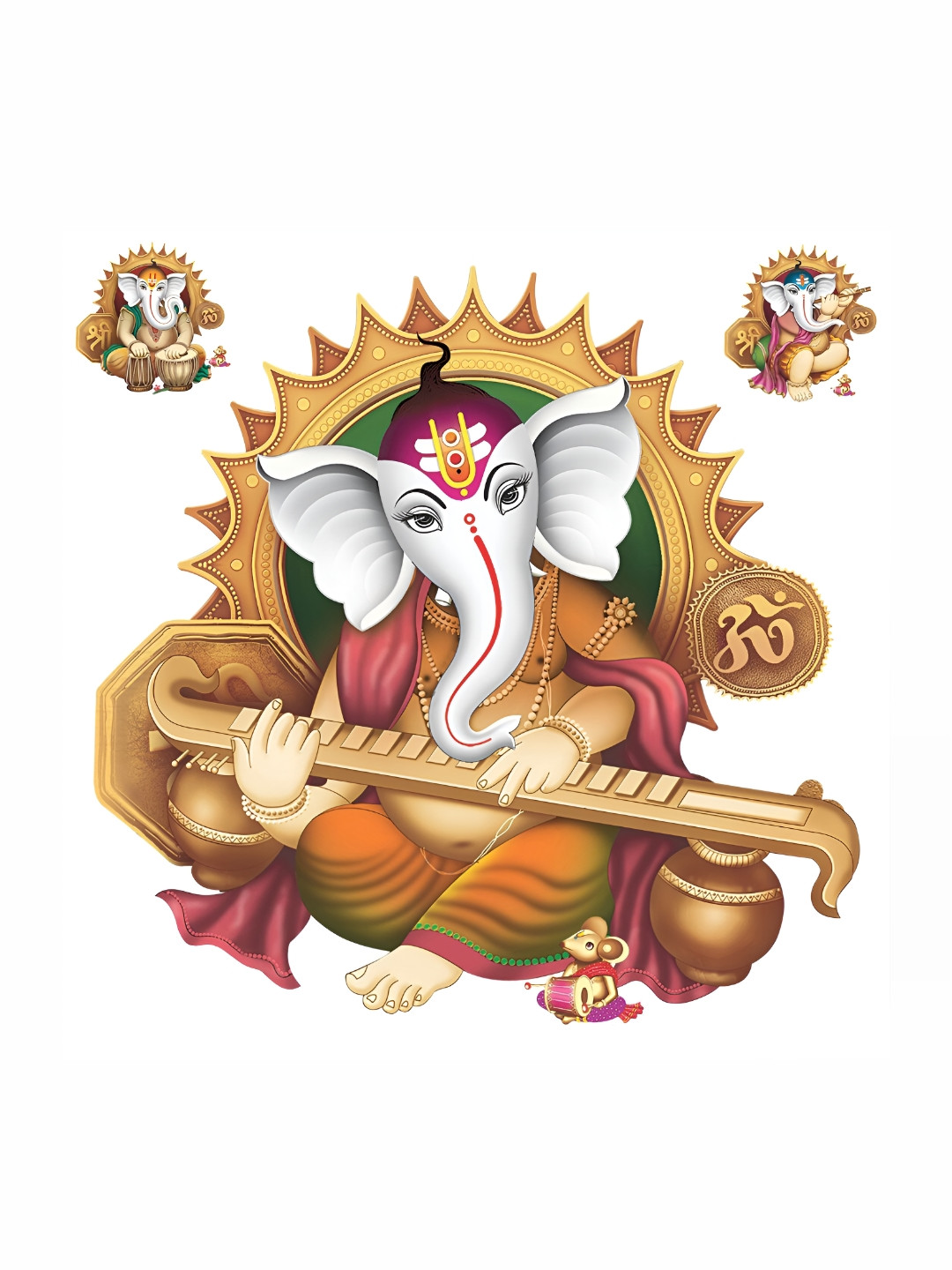 

Aquire Brown & White Religious Self-Adhesive Wall Stickers