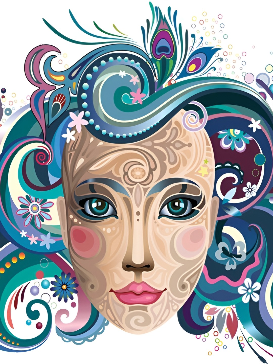 

Aquire Blue & Beige Printed Self-Adhesive Wall Stickers