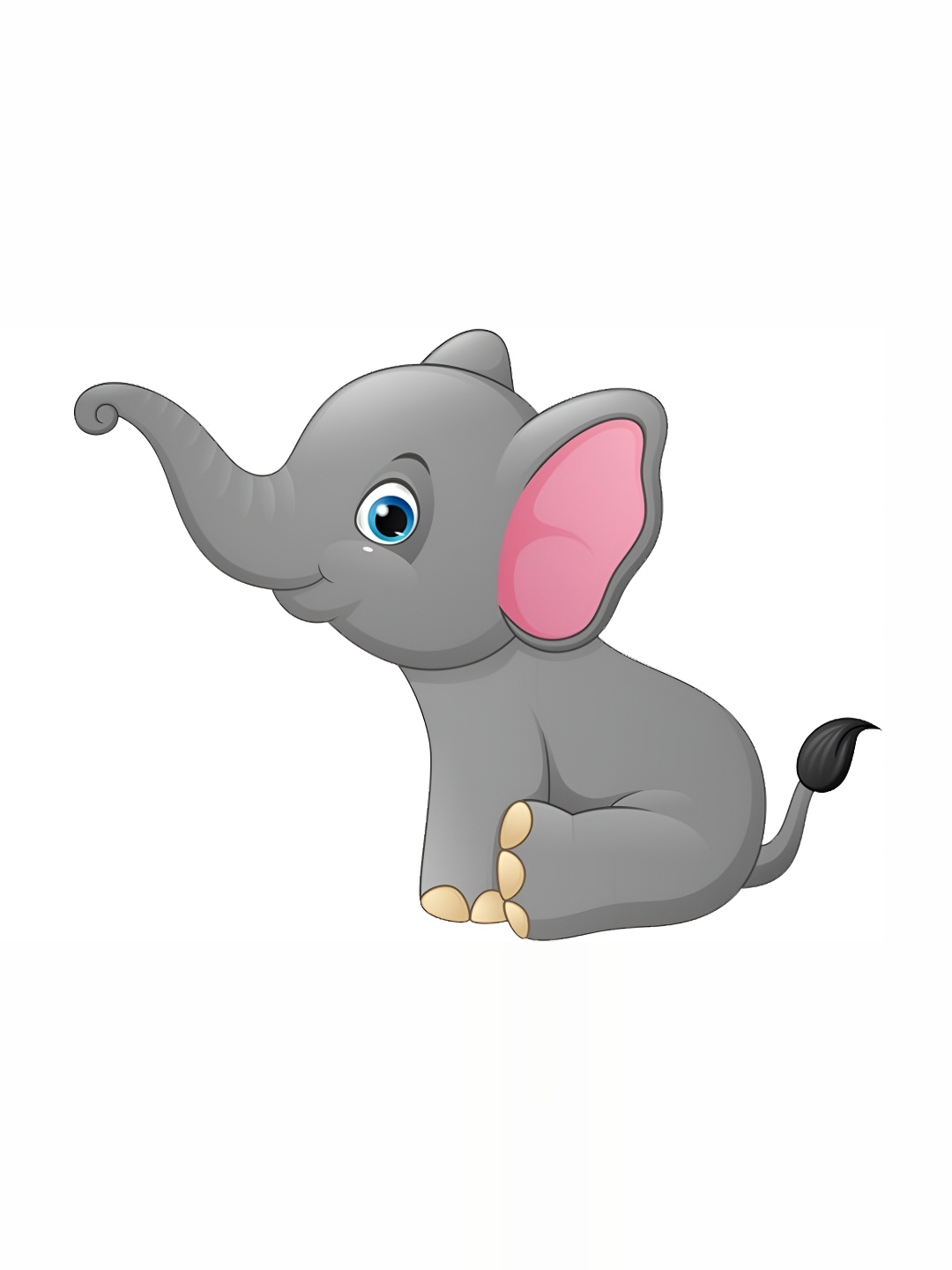 

Aquire Grey & Pink Animals Self-Adhesive Wall Stickers