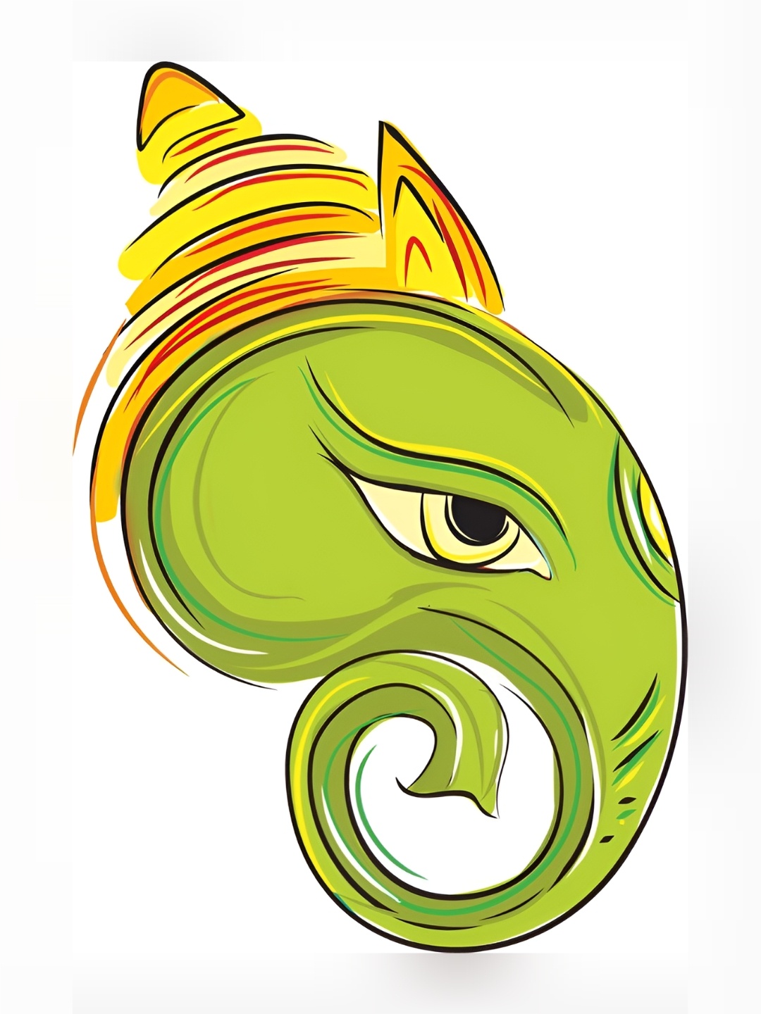 

Aquire Green & Yellow Religious Self-Adhesive Wall Stickers
