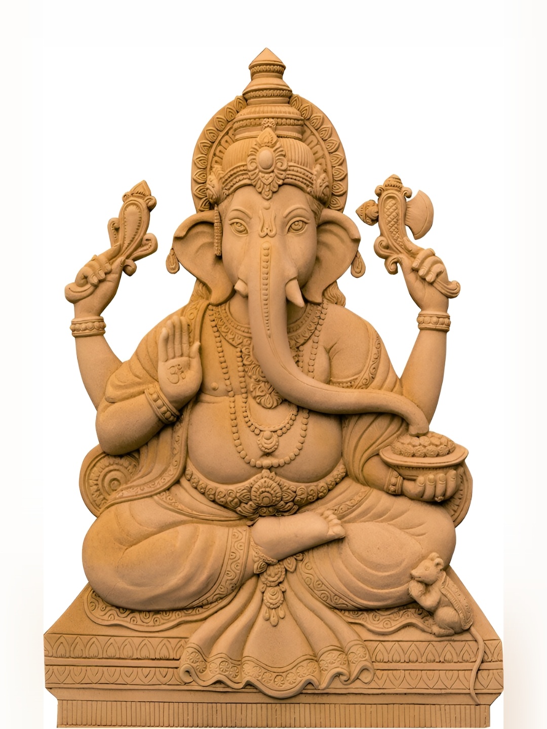 

Aquire Beige Ganesh Ji Printed Wall Sticker